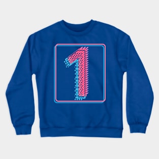 My lucky number One 1 Crewneck Sweatshirt